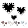 3 Pcs Wooden Heart Wall Decor Vintage Heart Shaped Wall Sign Rustic Hanging Love Plaque for Kitchen Bedroom Bathroom Living Room Farmhouse Decor