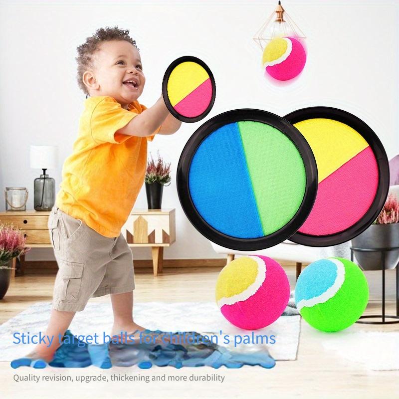 1Sada Kids Sucker Sticky Ball Toy Outdoor Sports Chyťte míčovou hru Set Házejte a chyťte rodiče a děti Interaktivní venkovní hračky