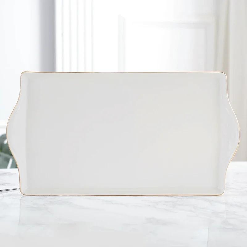 Gilded Ceramic Bathroom Accessories Set Portable Soap Dispenser Mouth Cup Toothbrush Holder Soap Dish Tray Bathroom Supplies