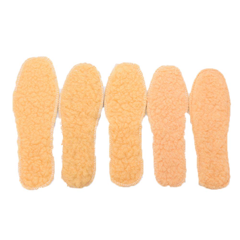 1 Pair Winter Soft Boots Warm Insoles Shoes Insert Fleece Pads Wool