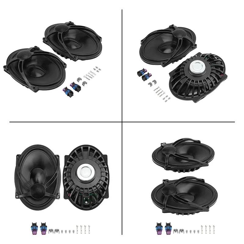 Аксесуари для мотоциклів 5"x7" Динаміки на кришки кофрів Для Harley Touring Road King Street Electra Glide FLHR FLHX FLHT CVO 94-23