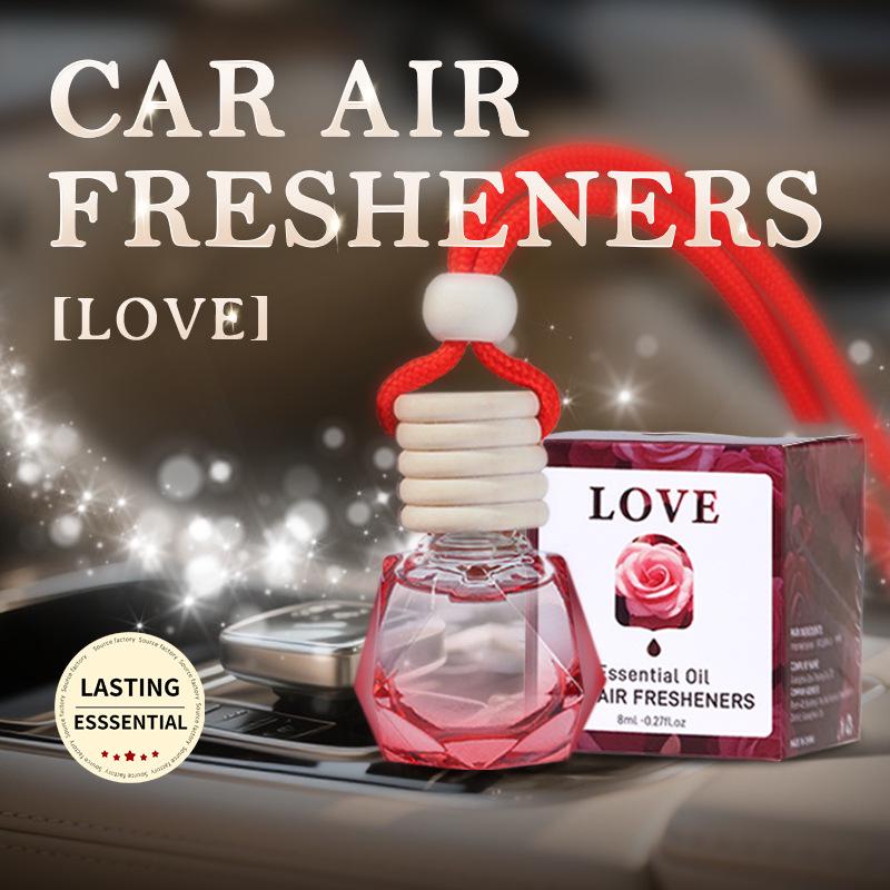 High-Grade Aroma Essential Oil Pendant: Long-Lasting, Odor-Removing Car Fragrance 