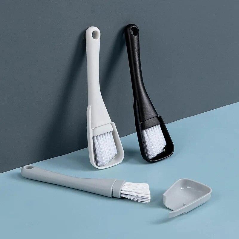 1pc Window Groove Cleaning Brush Dustpan 2 In 1 Household Cleaning Tools Windows Slot Cleaner for Door Floor Keyboard Brush