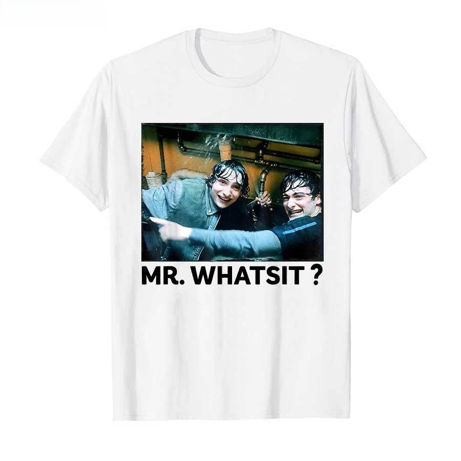Heißer Verkauf Mr Whatsit Lustiger Grafikdruck T-Shirt Herren Damen Harajuku Mode Baumwolle Rundhals Oberteile Übergroß Lässig Sommer Neues T-Shirt