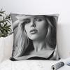 Scarletts Johanssons Pillowcases American Actor Kawaii Pillow Case For Sofa Home Decoration Comfy Pillow Cover