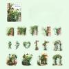 30 Sheet Beautiful Garden Themed Stickers Elegant Garden Scenes for Hand Account Decoration Scrapbook Collage