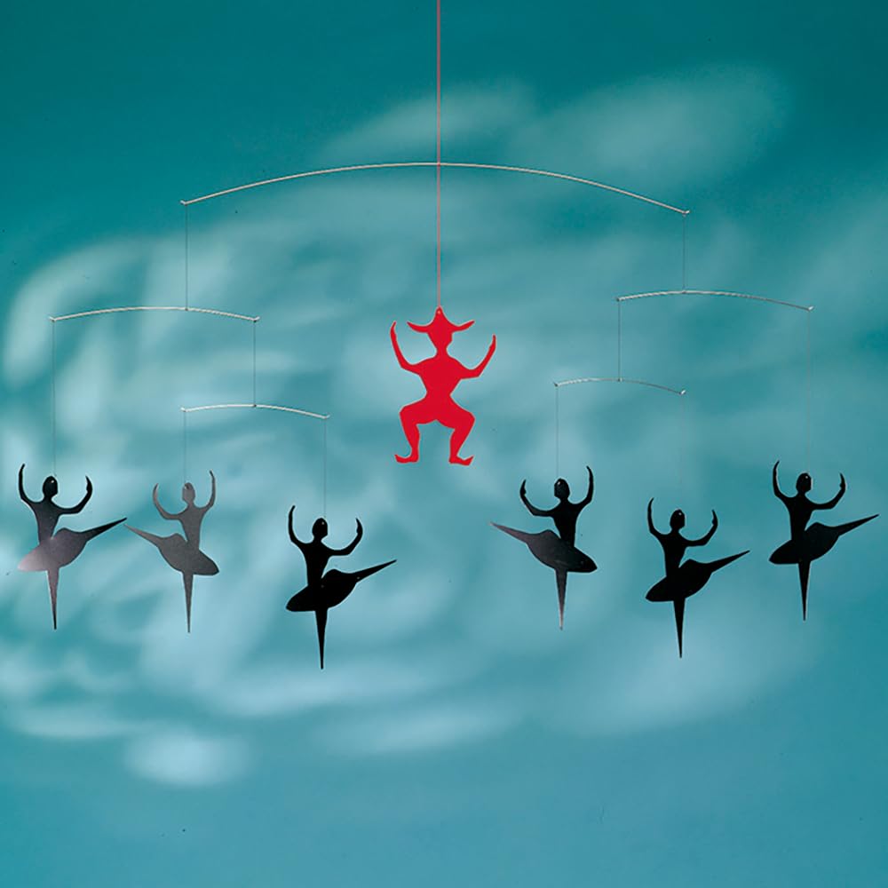 [Officially Imported] Flenstedt Mobile, Interior Ornament, Scandinavian Art, H.C. Andersen Ballet, FSM130088, with Presentation Box, Baby Goods, Gift
