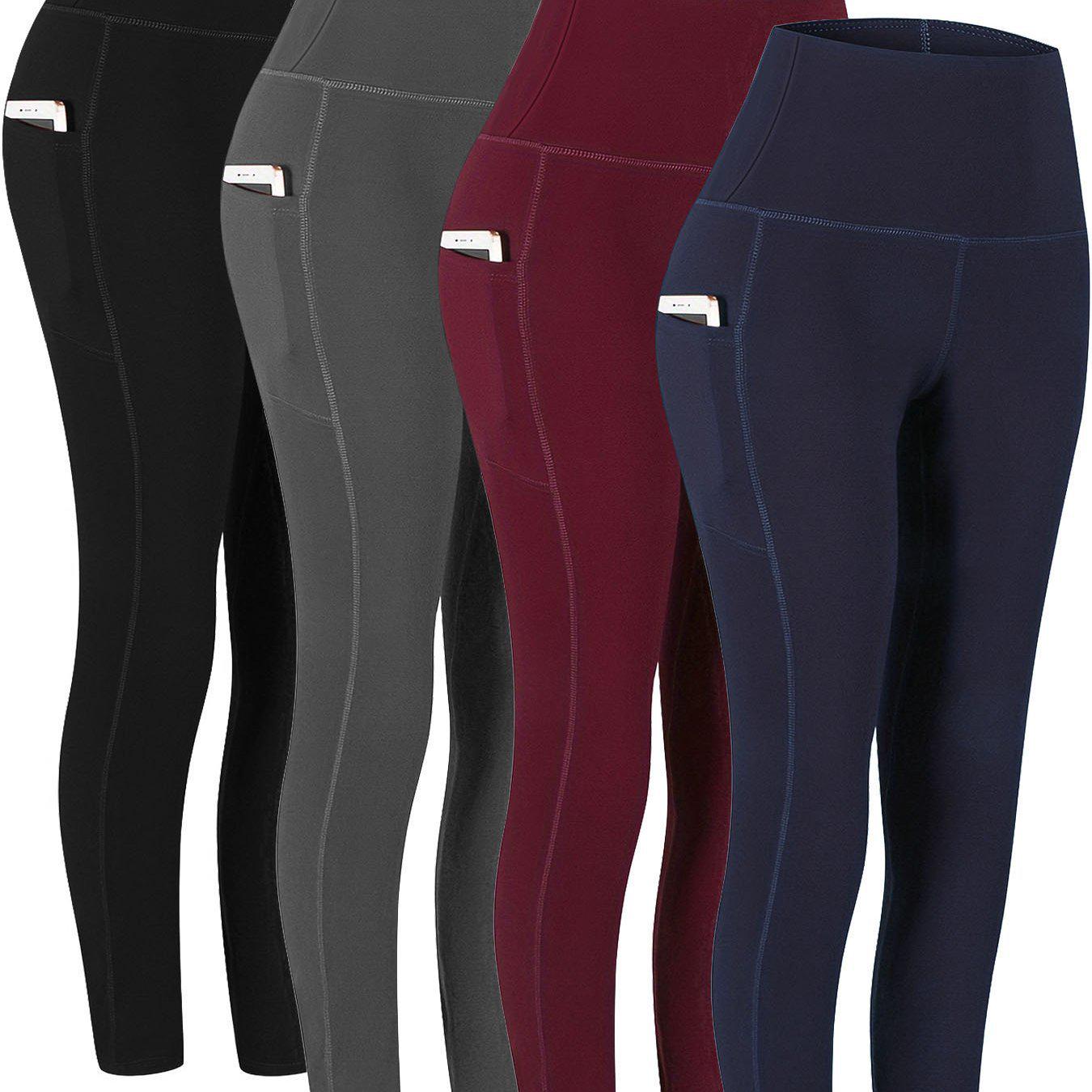 L 97676 European & American Trendy Soft High-Waisted Yoga Pants Large
