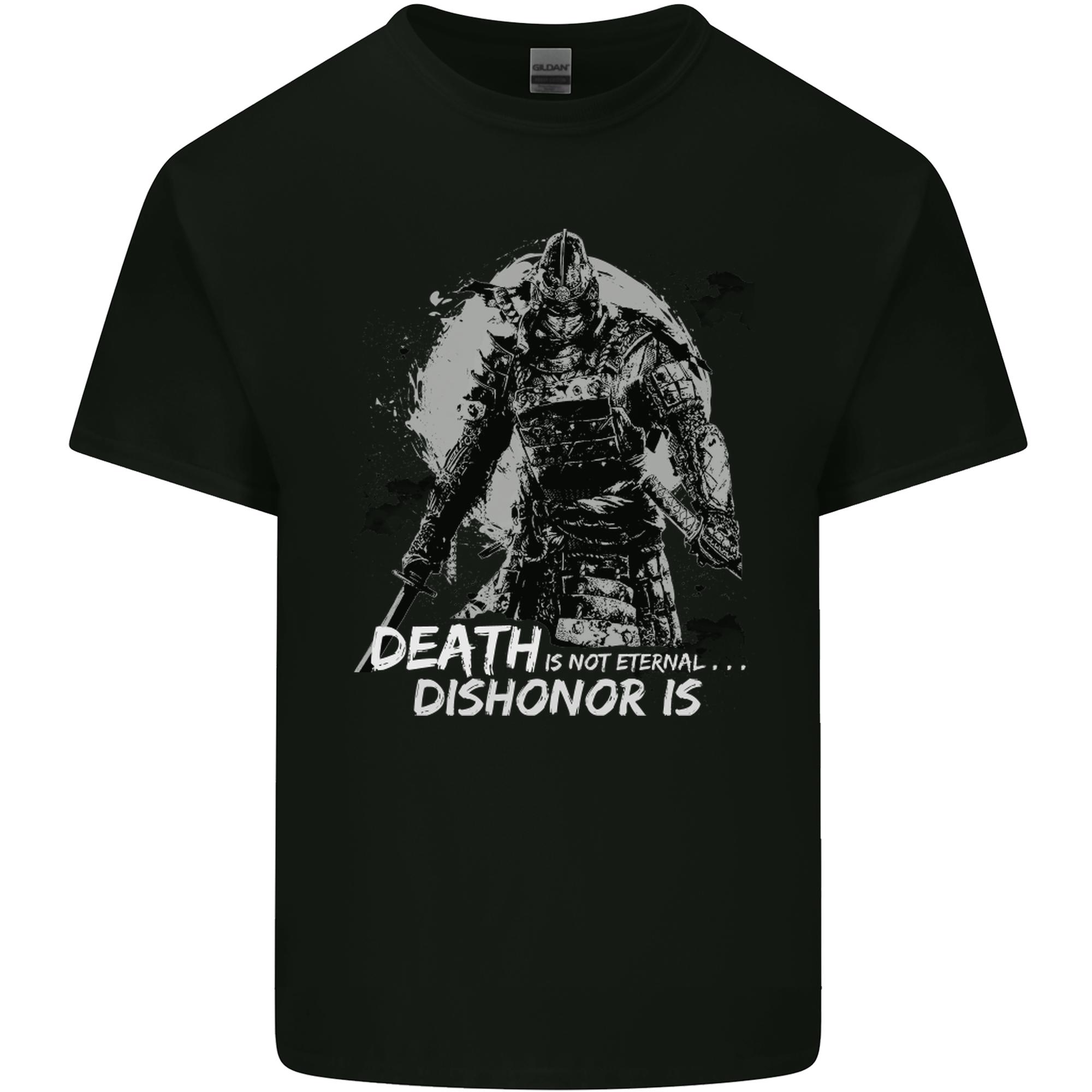 Death Not Eternal Martial Arts MMA Samurai Unisexs Light Cotton TShirt S