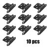 Noise Free Flush Cabinet Hinges Self Closing Overlay Door Hinges (10pcs)