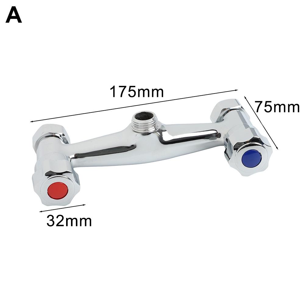 Wall Mounted Shower Mixer with Elegant Chrome Finish and Dual Controls