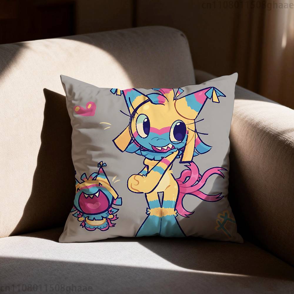 Y-Yatta Anime Kuddfodral Soffa Vardagsrum Sovrum Sänggavel Ryggstöd Kudde Fyrkantig Kudde Vilotid