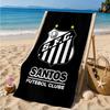 Powerful Football Crest Design Printed Microfiber Beach Towel, Soft And Absorbent, Quick-Dry, Ideal for Summer Travel, Beach Essential, Swimming Pool