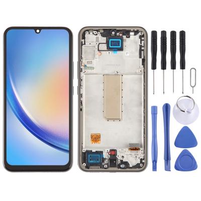 Ecran LCD OLED Digitizor Ansamblu Complet cu Cadru, Nu Suportă Identificarea prin Amprentă