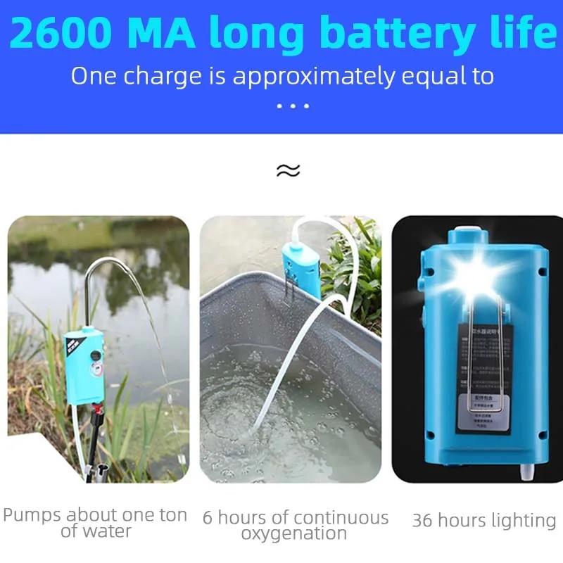 Intelligent Sensor Fishing Water Extractor Outdoor Fishing Oxygenation Air Pump Portable Automatic Water Suction Pumping