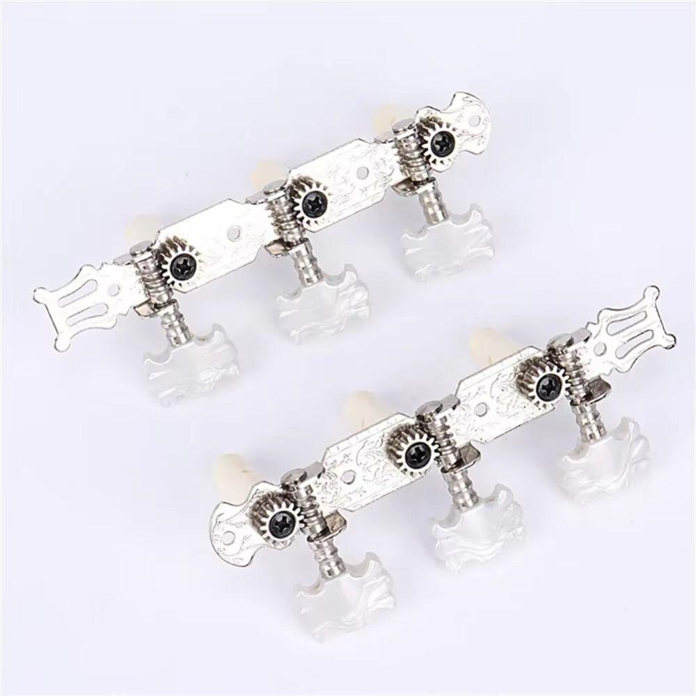 2Pcs/Set Semi-closed Machine Head Tuners Keys Guitar String Tuning Pegs  Stringed Instruments