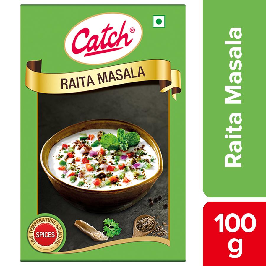 

Catch Raita Masala 100G Pack Of 1 – Premium Indian Spice Blend For Yogurt, Salads, And Vegetable Dishes With Authentic Aroma And Flavor