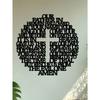 Metal Wall Art Decor Living Room Indoor Sculpture Modern Home Interior Statue