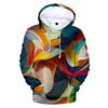 Tie dye Dizzy 3D Baskılı Sweatshirtler Erkek Kadın girdap grafikleri Kapüşonlu Renkli Psikedelik Kapüşonlular Erkek Giyim Cosplay Kostüm