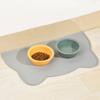 Spill Proof Pet Food Mat Soft Anti Slip Silicone Dog Bowl Mat Convenient Feeding Mat Home Use