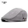 Autumn and Winter Beret Men's Retro Forward Hat Simple Cap Female Painter Hat British Newsboy Hat