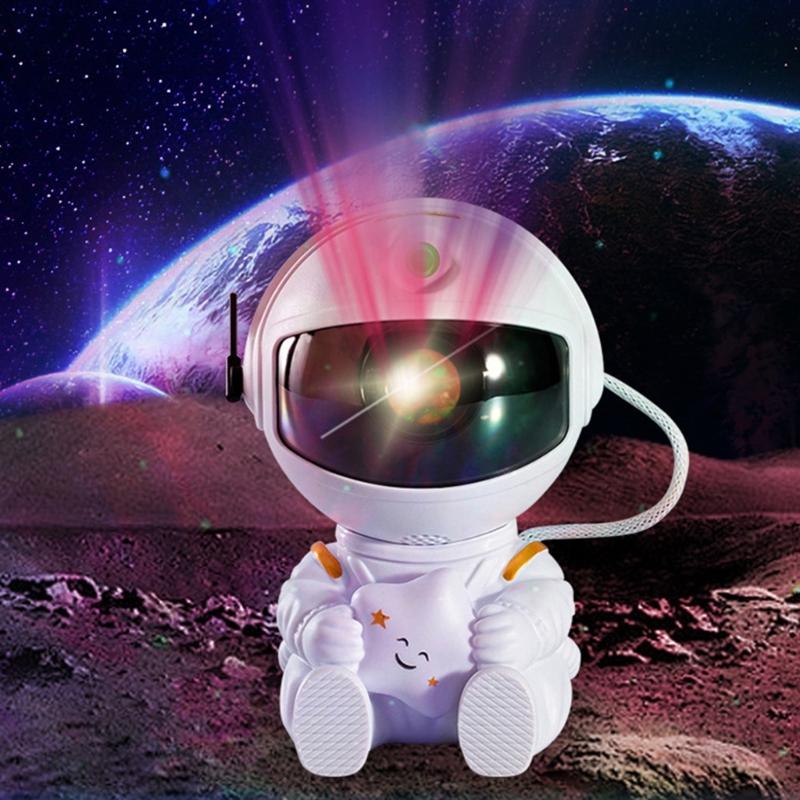 Wireless Remote Control Astronaut Projector Unique Home Decorative Nebula Ceiling Light Creative Night Lamp for Bedroom