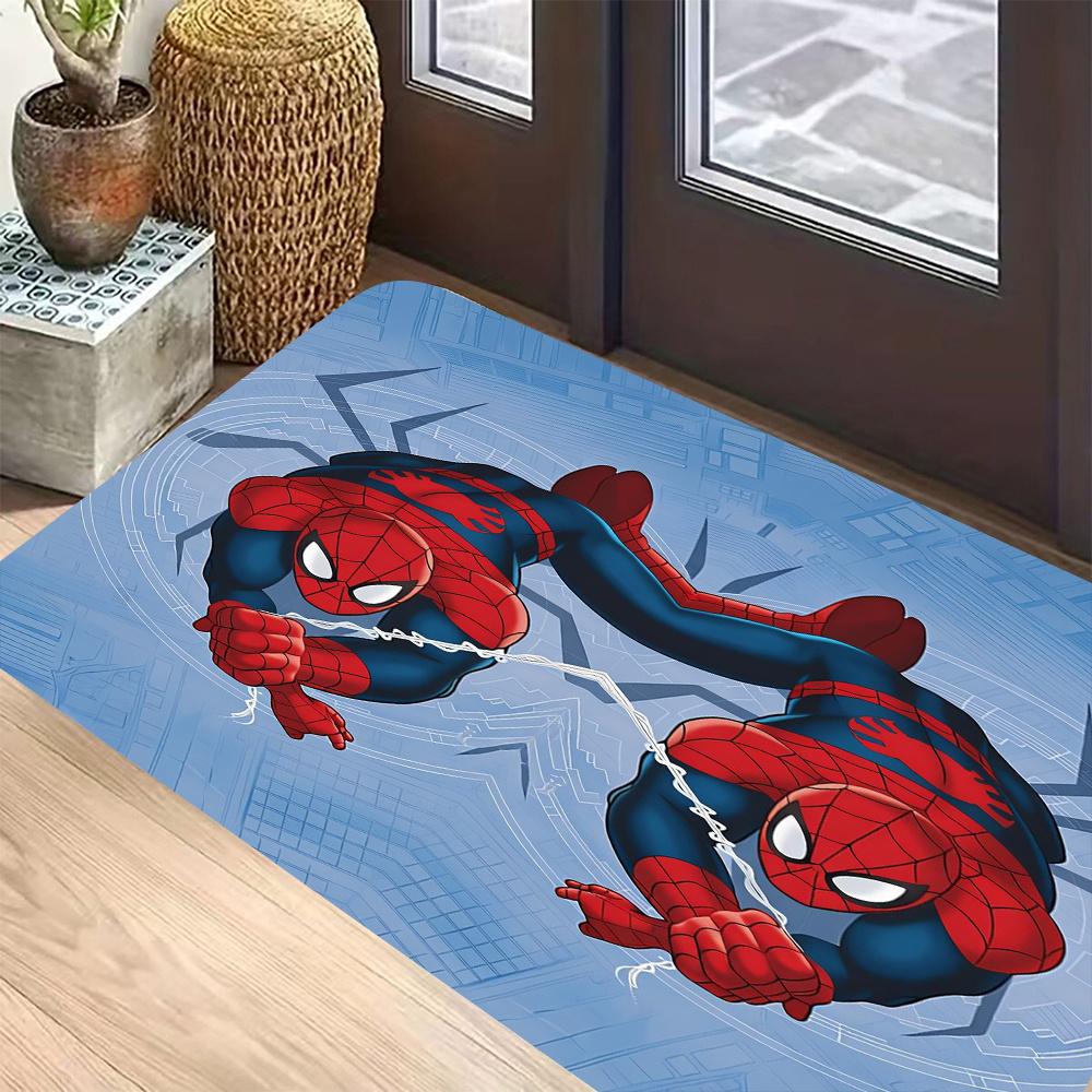 1pc for Marvel Spider Man Themed Door Mat Non-Slip Floor Rug Ideal Gift for Valentine'S Day Birthday Christmas Housewarming Pe