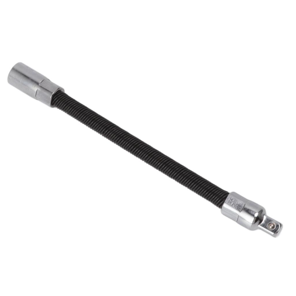 Wrench Extension Rod Bendable Universal Flexible Shaft Sleeve Extension Bar for Factory Workshop Black