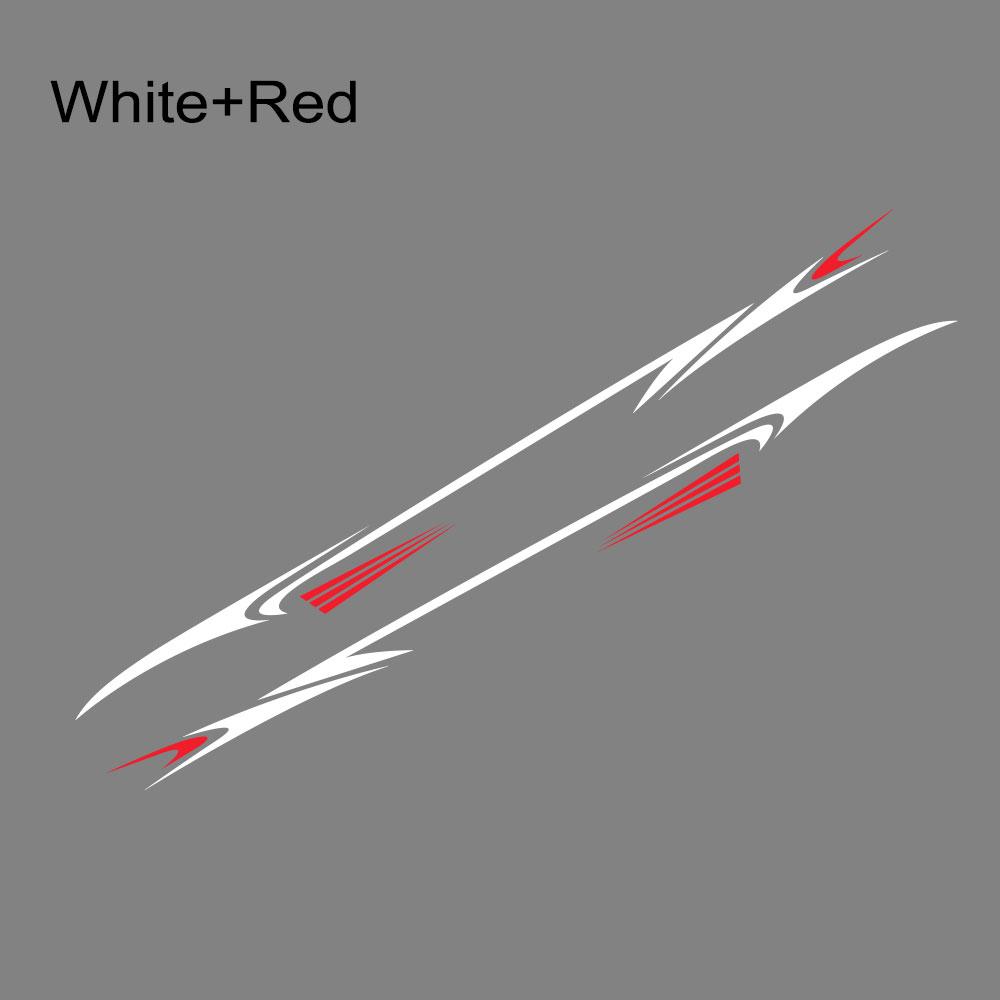 2 PCS Car Body Waistline Stickers Long Stripes Vinyl Decals Waterproof Personalized Car Styling Decoration Stickers Accessories