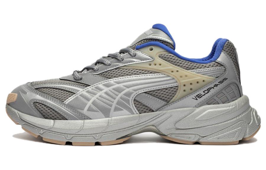 PUMA Velophasis Matte Silver Royal Sapphire 390753-01 38