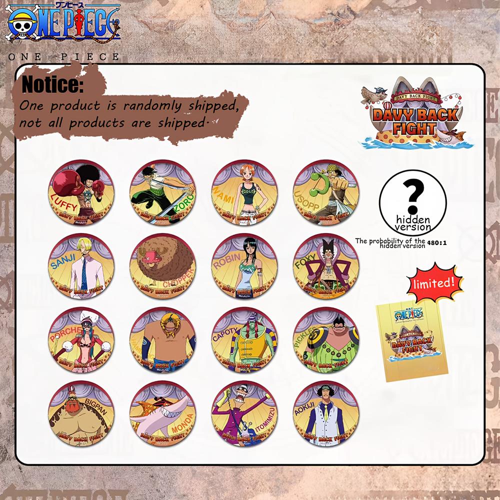 1pc Officially One Piece 4 Series: Long Ring Long Land Arc Badge Blind Box with Hidden Variant | Anime Collectible | Great Gift