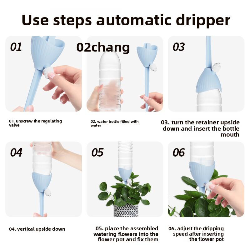 Watering Artifact, Dripper, Automatic Watering, Adjustable Flow Rate, Watering Flower Irrigator, Water Seepage Device