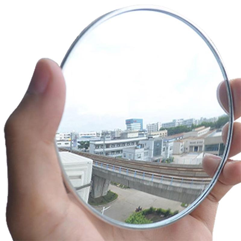 Travel Po Mini Round Mirror Reflective Mirror Spherical Mirror Portable Wide-Angle Lens Handheld Po Props Selfie Accessor