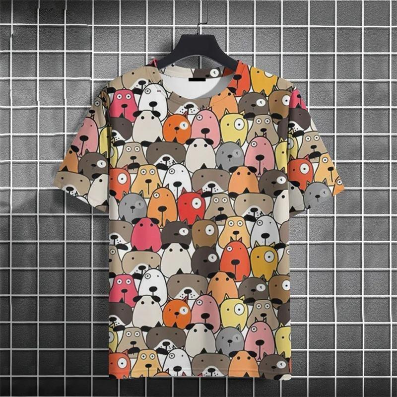 Kids Adult Cartoon Cat 3D Printed T-shirt Summer Women's and Men's Casual Outdoor Girl and Boy Short Sleeve Tees Top Pullover