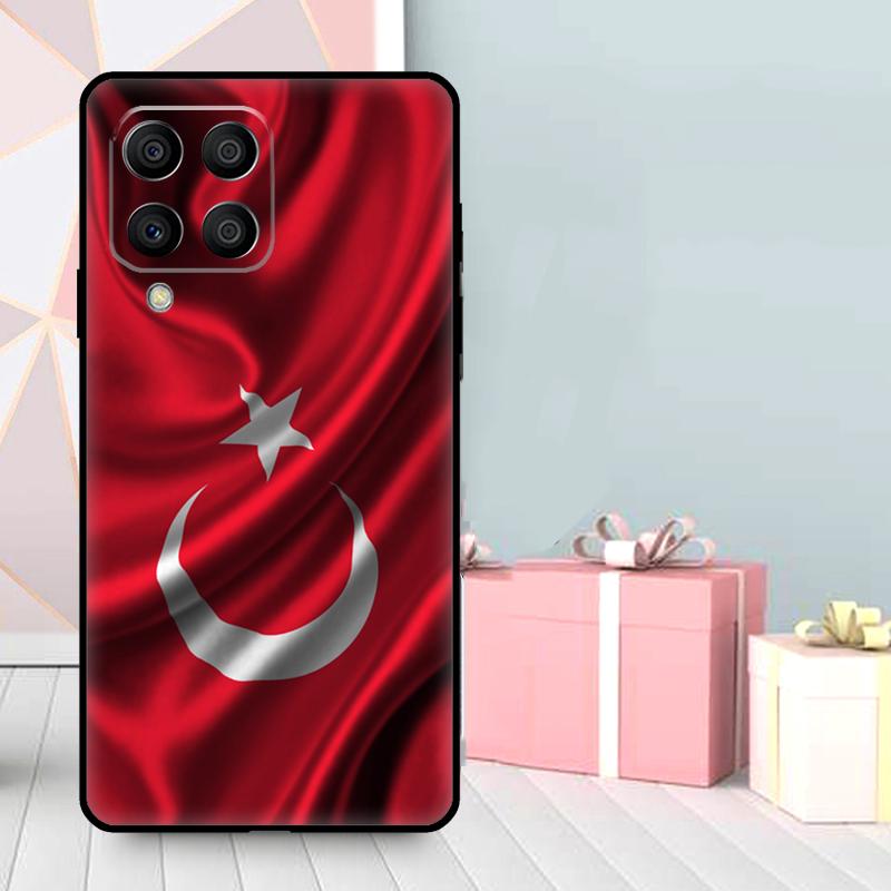 Republic of Turkey Realistic Flag Case For Samsung Galaxy M06 M11 M31 M14 M34 M54 M12 M32 M52 M15 M13 M16 M36 M56 M53 M35 M55