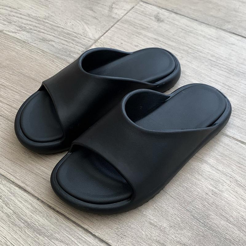 New High-end Women's Shoes, Indoor Casual Wear, Flat and Comfortable One-shoulder Slippers