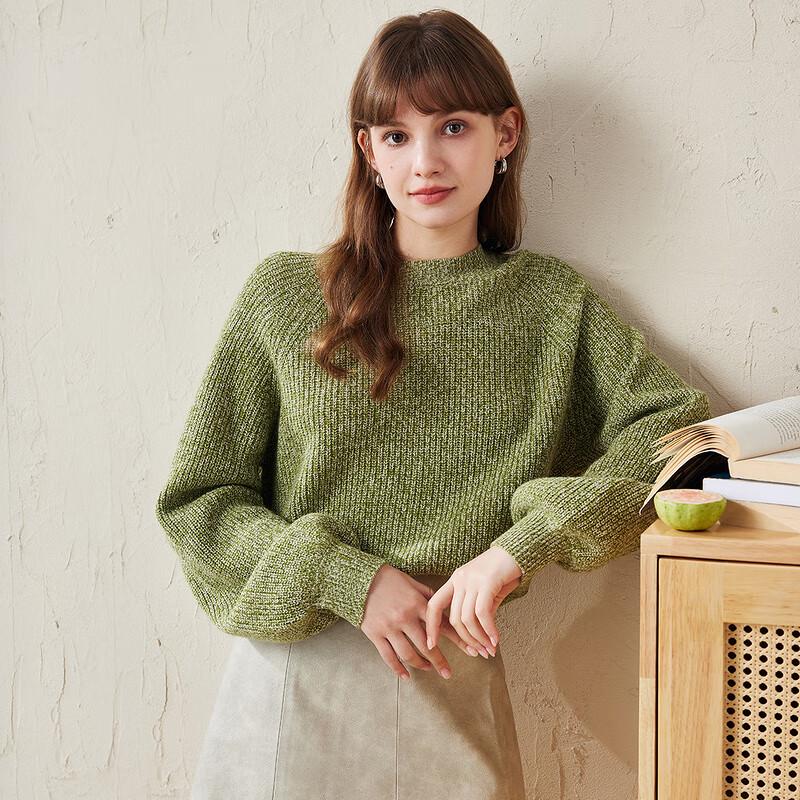 Komeng Boca Women's Premium Round Neck Wool Sweater