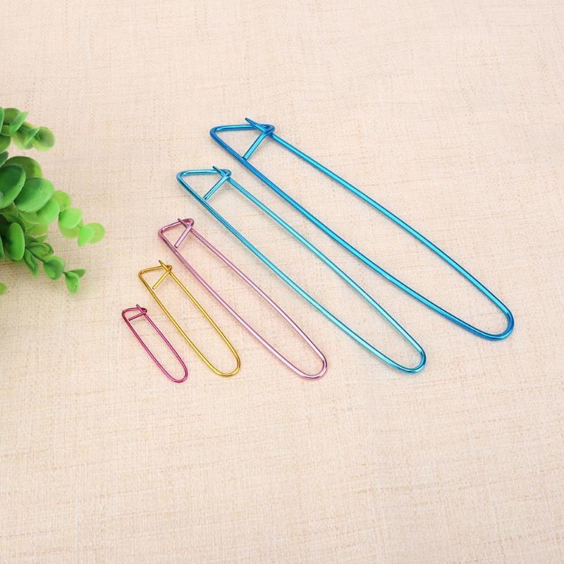 Aluminium Stitch détenteurs PINS tricot Aiguilles à tricoter Crochet Hooks 8 Tailles//Set