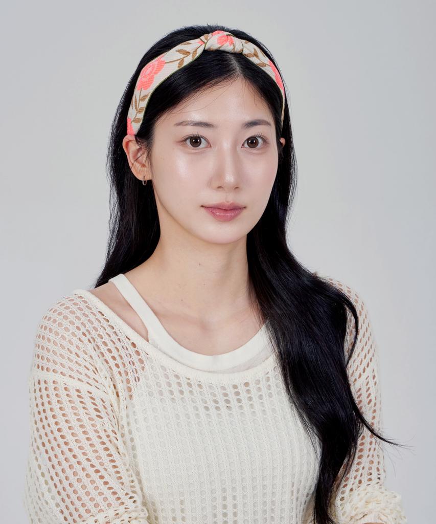 Maia Vine Rose Fluorescent Headband-Pink