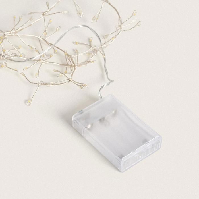 Guirlande lumineuse - NO NAME - GHIRLANDA 100 - 100 LED blanc chaud - 150 cm - Fonctionne sur batterie