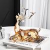 Nordic Home Decoration Transparent Acrylic Animal Statue Living Room TV Cabinet Creative Animal Sculpture Modern Craft Gift