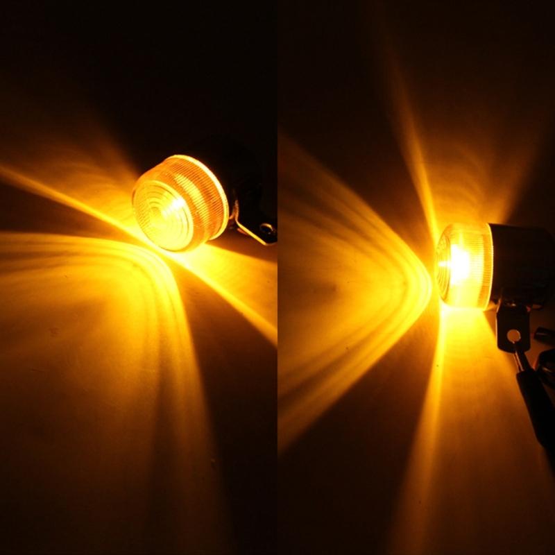12V LED Turn Signal Kit Front Turn Signal Light Modified Amber Light  LED Motorcycle Turn Signal Light