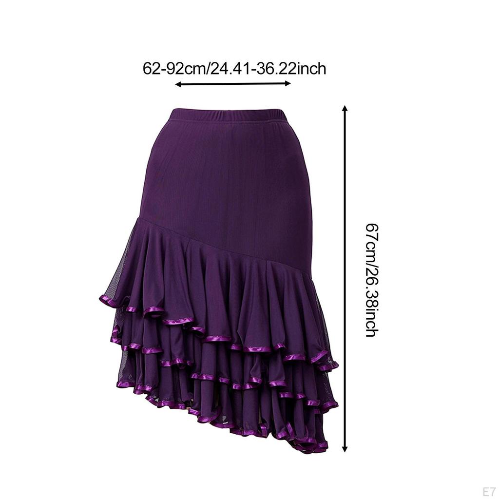 Ballroom Dance Skirt Adults Dancing Dress for Performance Waltz Competition Show