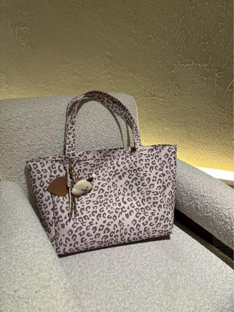 Leopard Print Large Capacity Women's Tote Bag - Autumn/Winter 2025 Fashion Shoulder Handbag