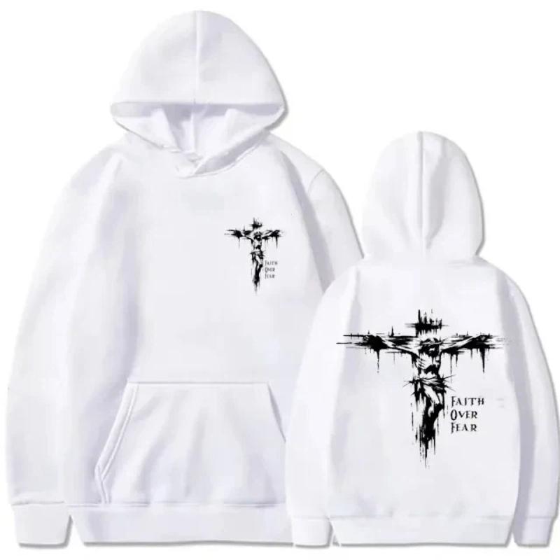 Text Printed Pullover Style Autumn Fashion Hooded Sweatshirt Casual Hooded Sweatshirt Suitable for Both Men and Women