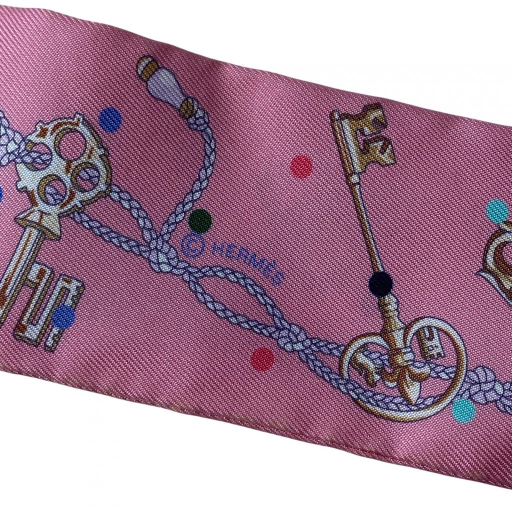 Used HERMESscarf Multicolor Silk Women