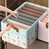 New Cute Cartoon Printed Clothes Storage Box Portable Foldable Closet Organizer Bag Multi-function Wardrobe Organizer Household