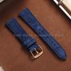 Vintage Wildleder Lederarmband 20mm 22mm Schnellverschluss Uhrenarmband für Omega für Seiko für Cartier für Tissot Goldene Schnalle Armband