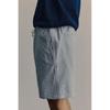 H M Regular Fit Cotton sHorts ligHt Blue