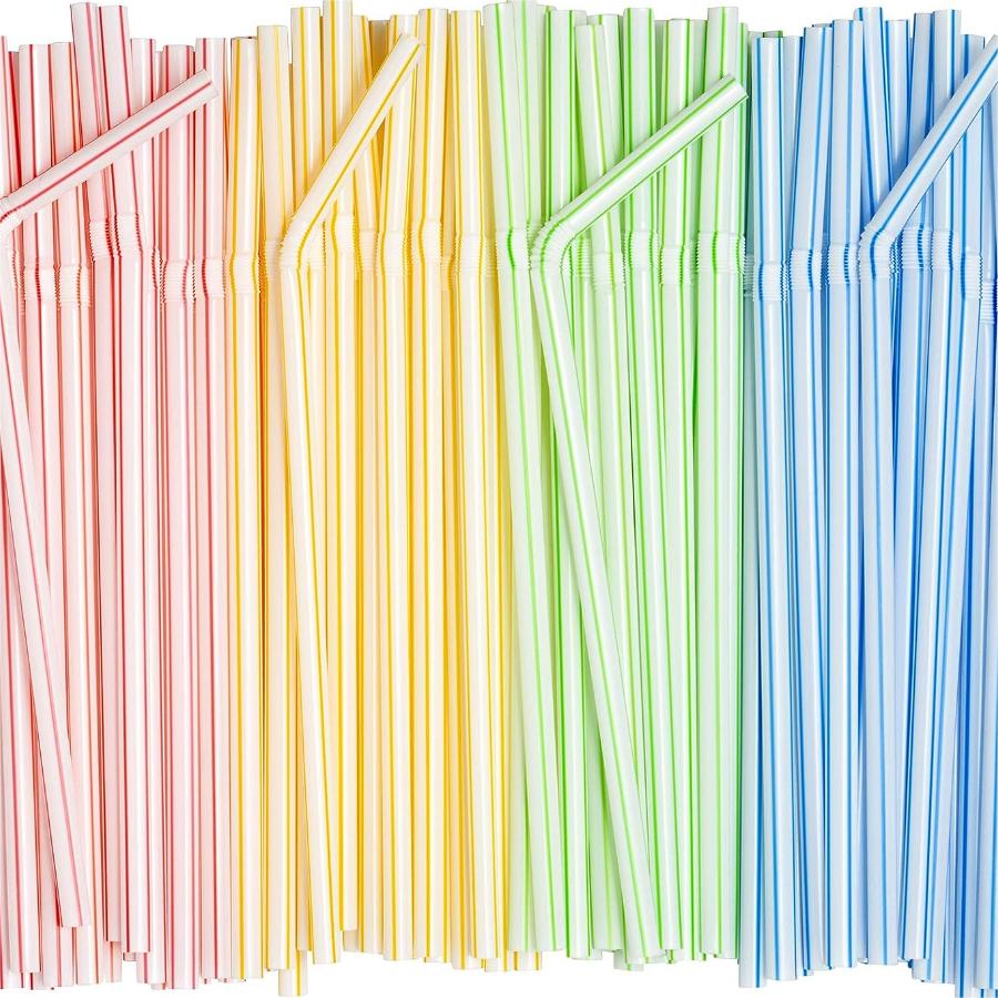 

100 Pcs Eco Friendly Silicone Straws, Silicone Drinking Straws,for 30oz and 20oz Tumblers,Yeti, Ozark (as the picture,100pcs)